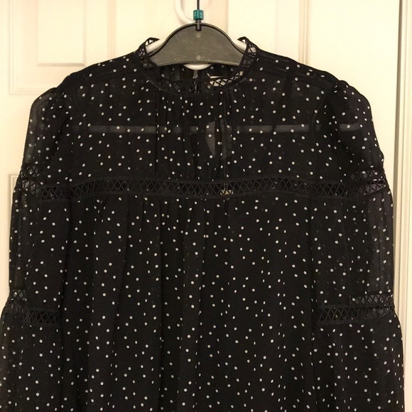 Size S 💖 Max Studio Long Sleeve Blouse Pretty - Picture 3 of 8